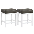 2er-Set Barhocker mit gepolstertem Sitz