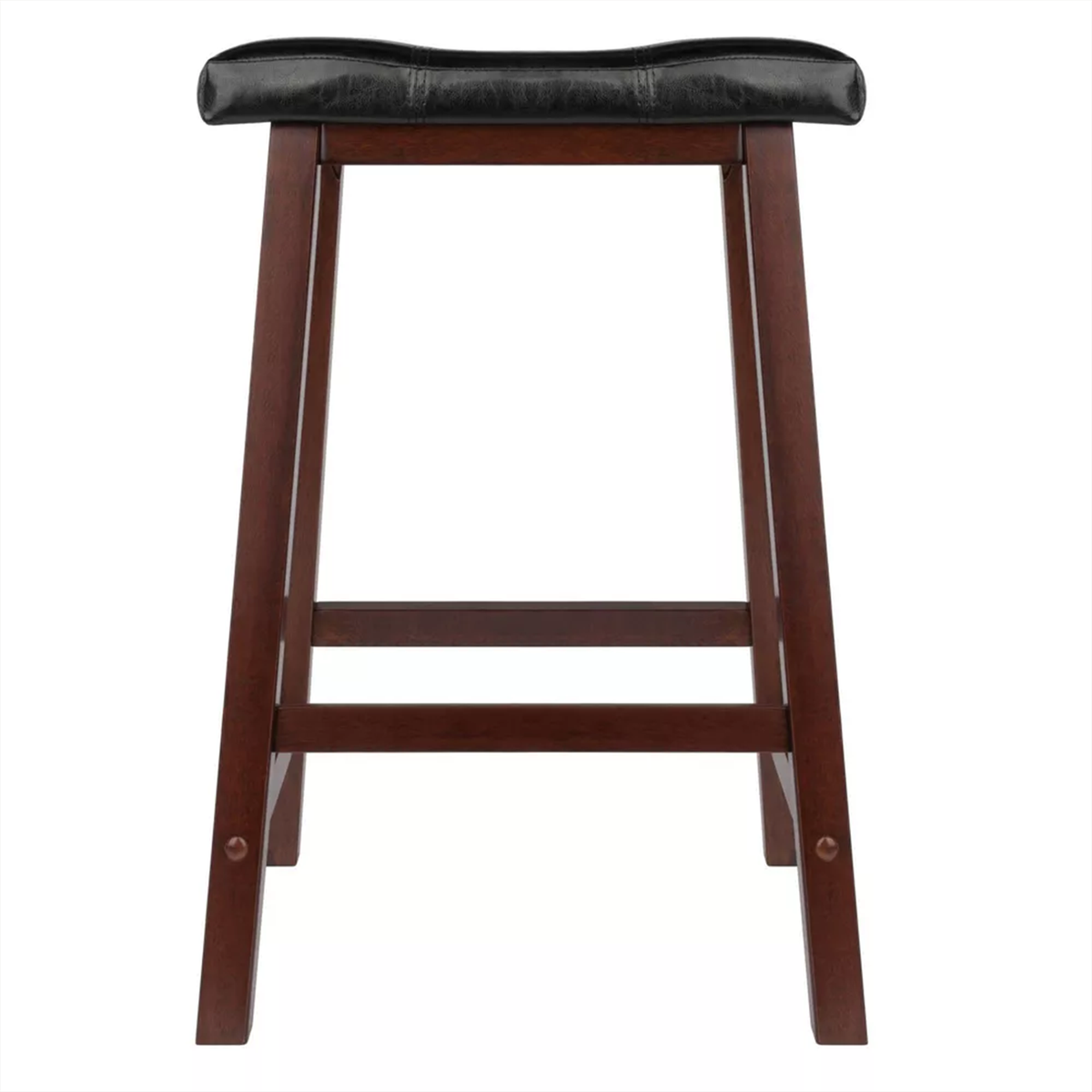 Gepolsterter Thekenhocker mit Sattelsitz