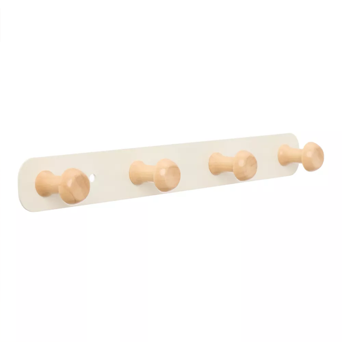 Wandkleiderhakenleiste aus Holz und Aluminiumlegierung